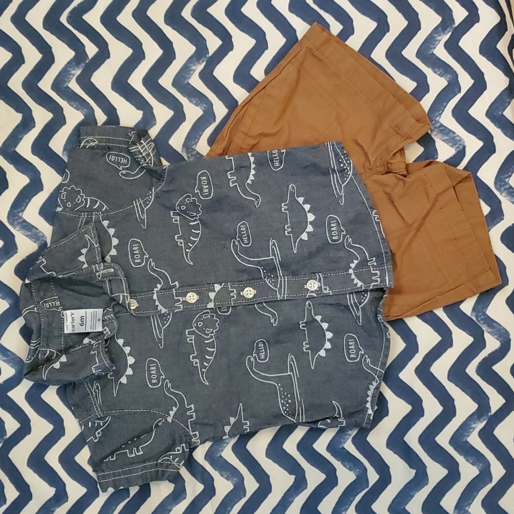 NWOT, Carters Dino Outfit